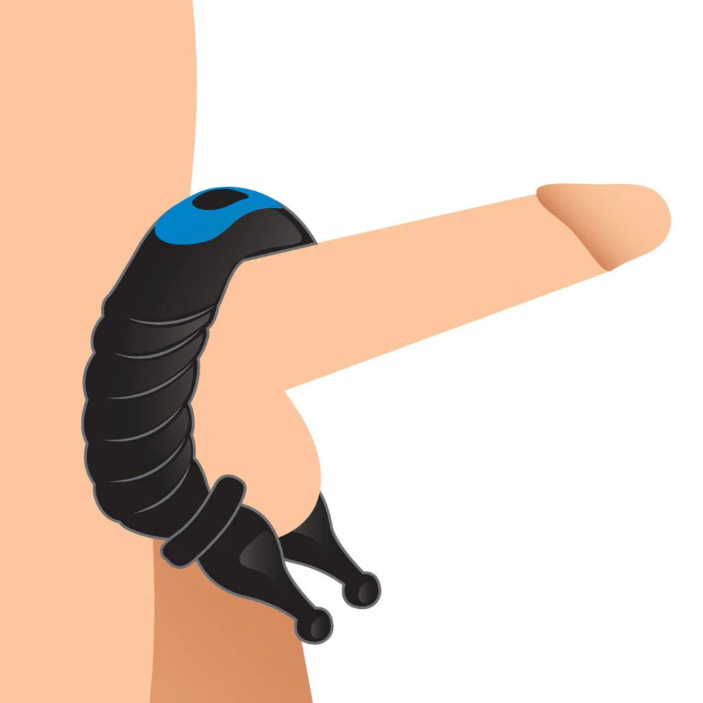 10X Cobra Dual Stimulation Silicone Cock Ring - Image 3