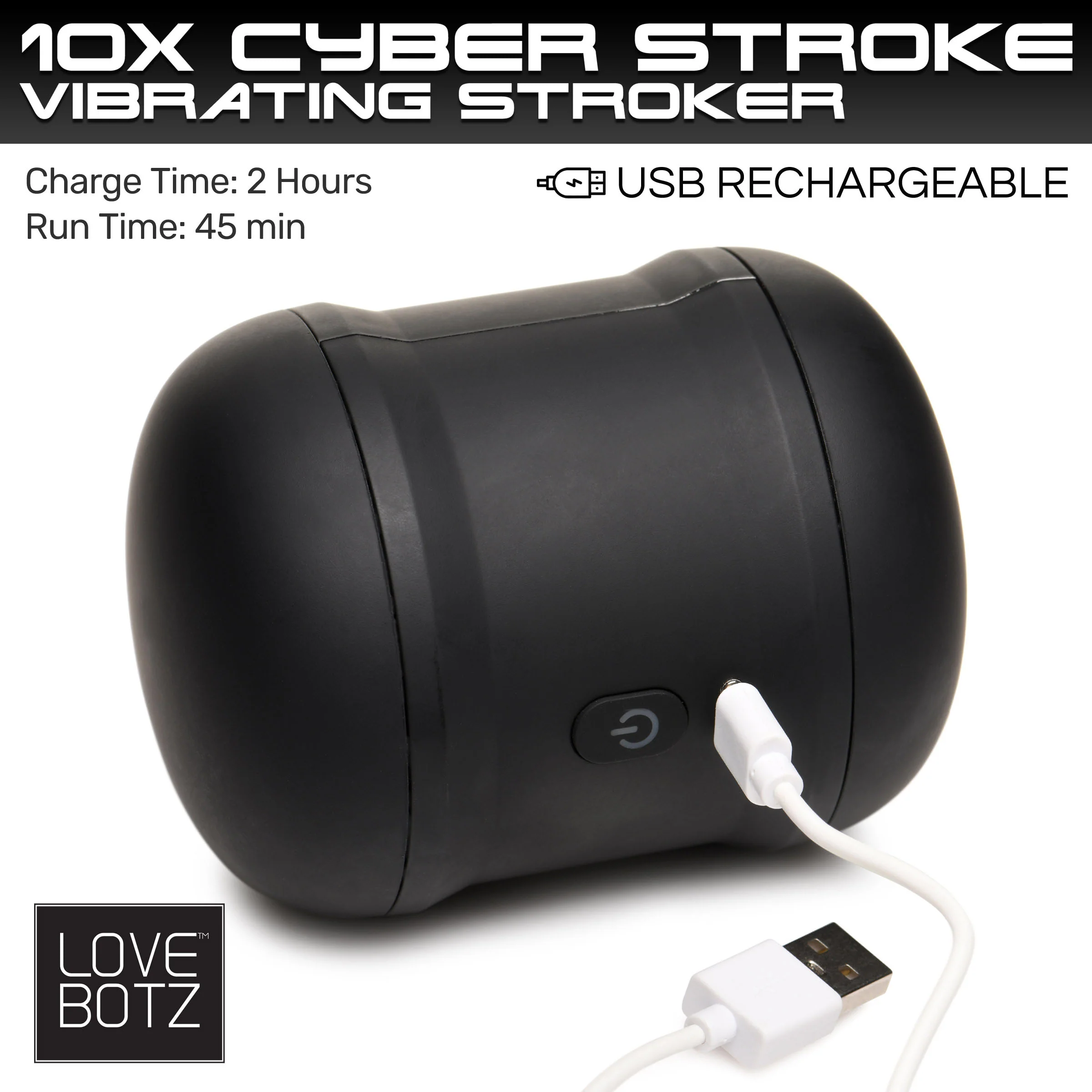 10X Cyber Stroke Vibrating Masturbator - Image 2