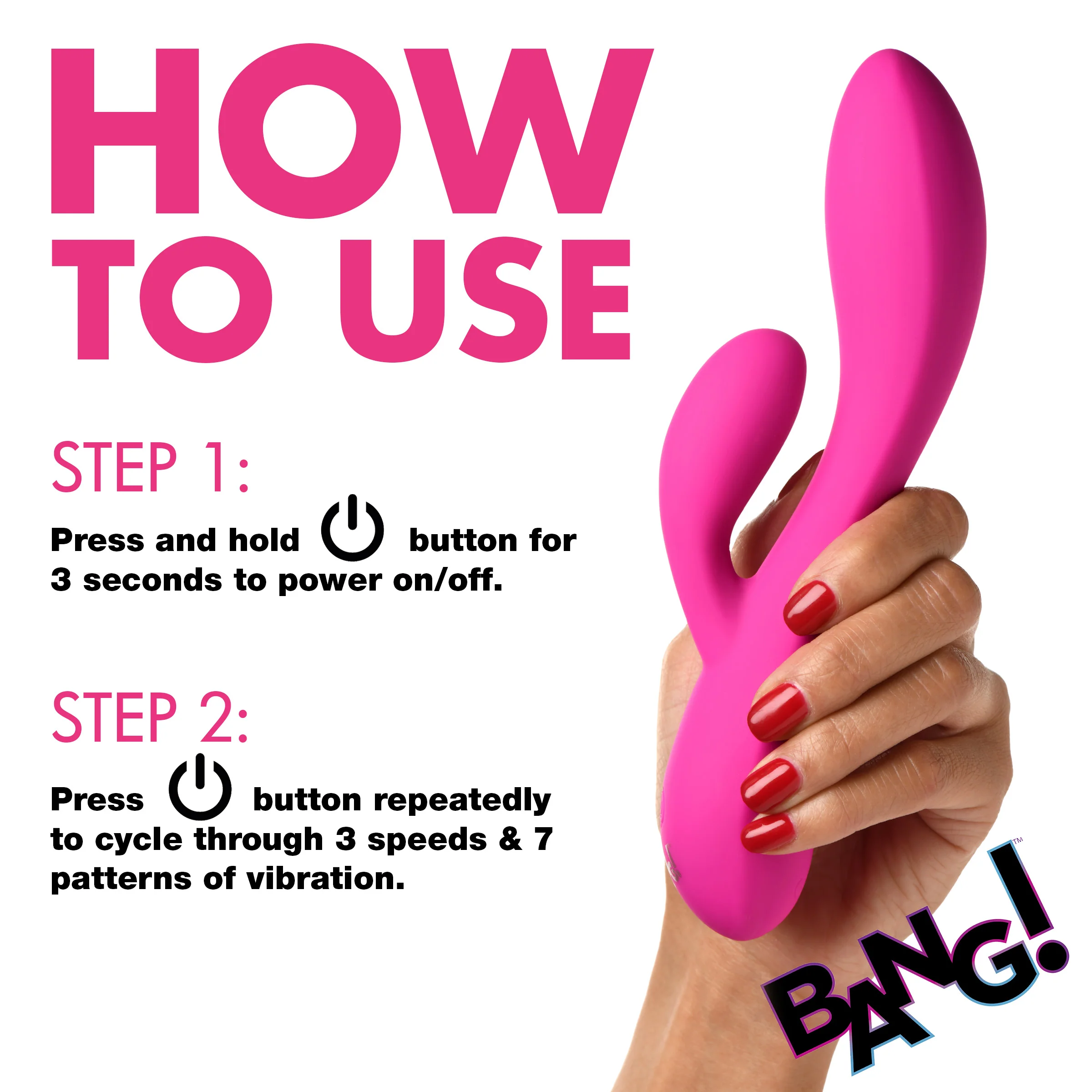 10X Flexible Silicone Rabbit Vibrator - Image 9