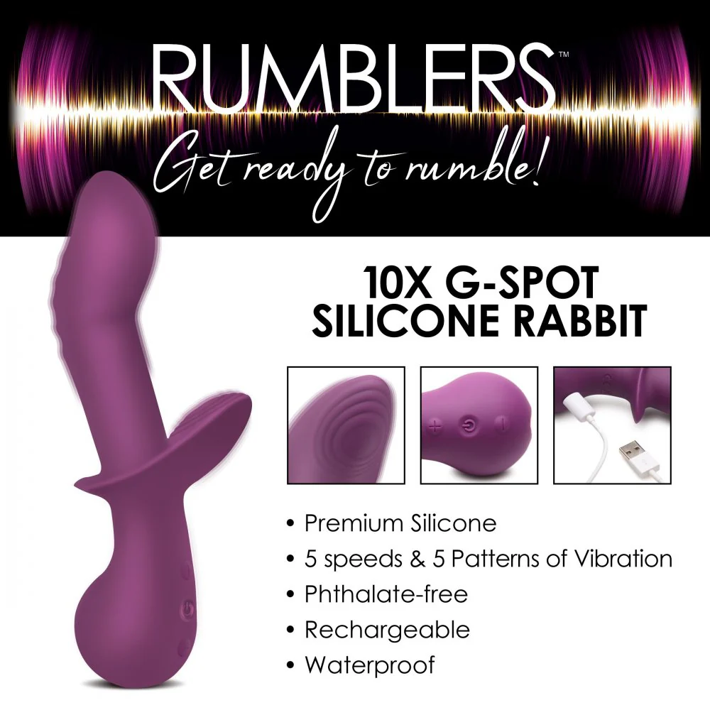 10X G-Spot Silicone Vibrator - Image 4