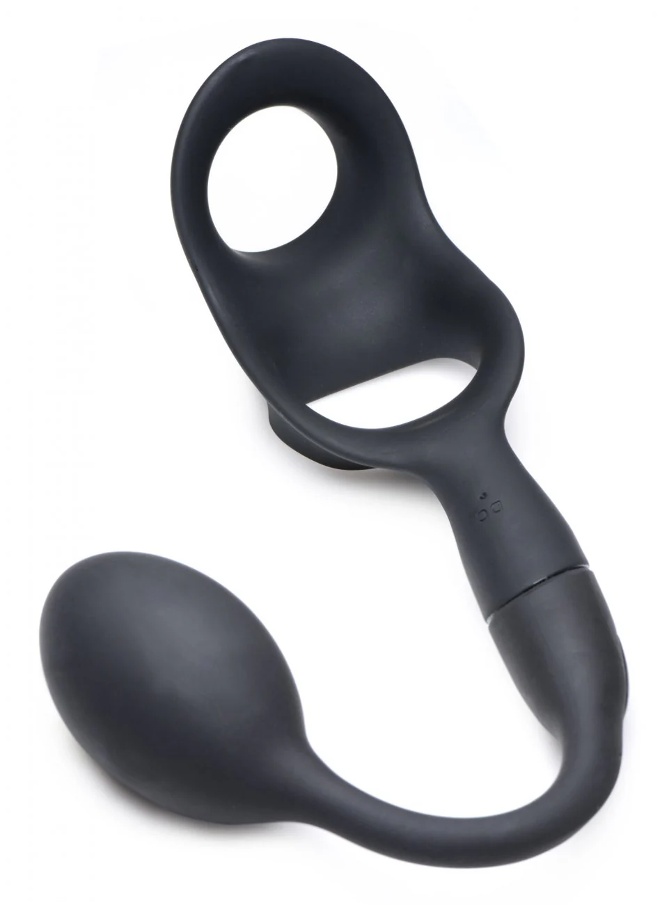 10X P-Bomb Silicone Cock and Ball Ring with Vibrating Anal Plug - Image 3