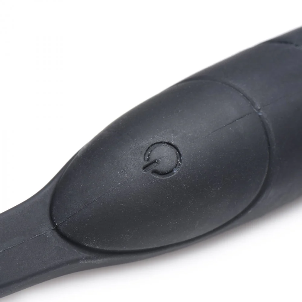 10X P-Bomb Silicone Cock and Ball Ring with Vibrating Anal Plug - Image 4