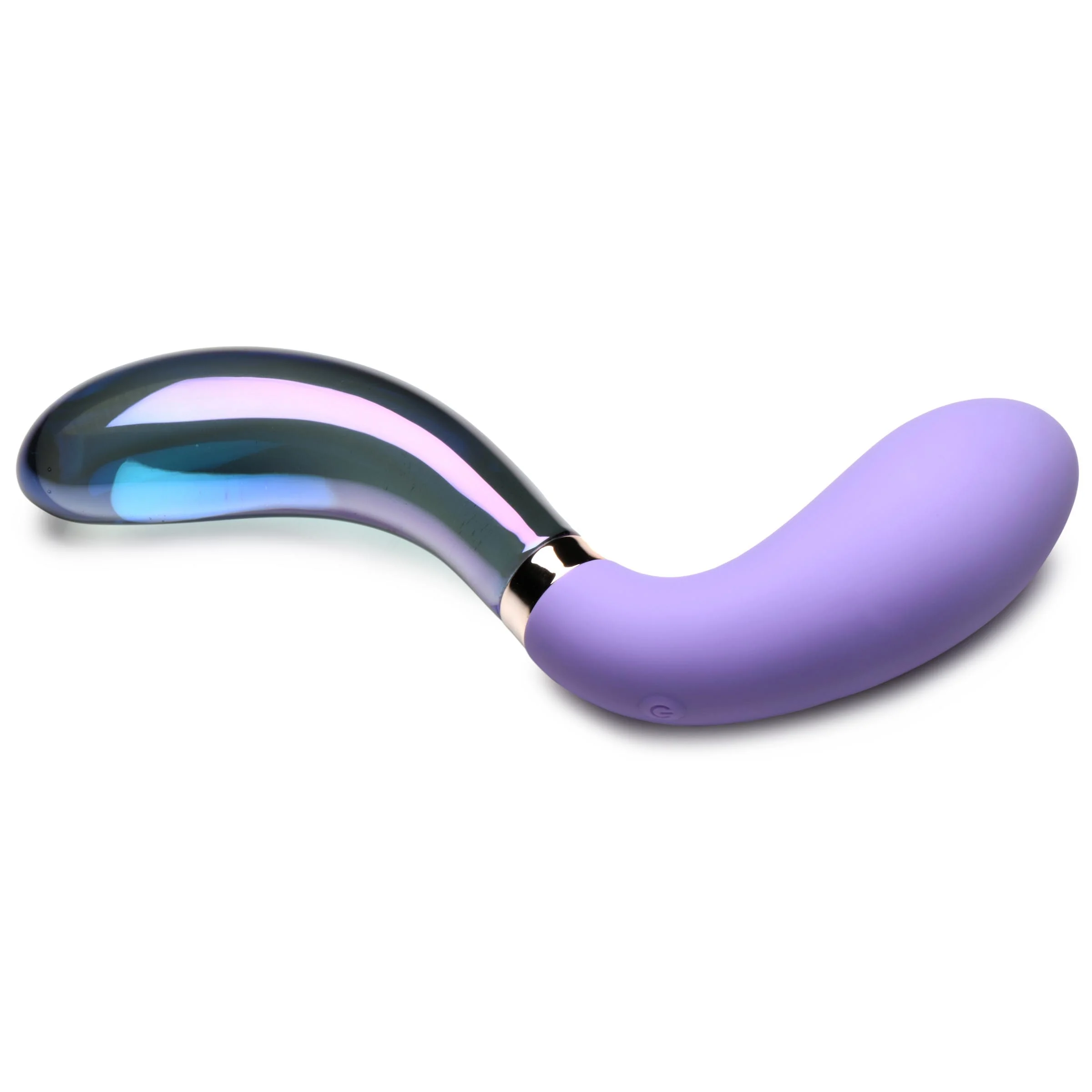 10X Pari Dual Ended Wavy Silicone and Glass Vibrator - Image 7