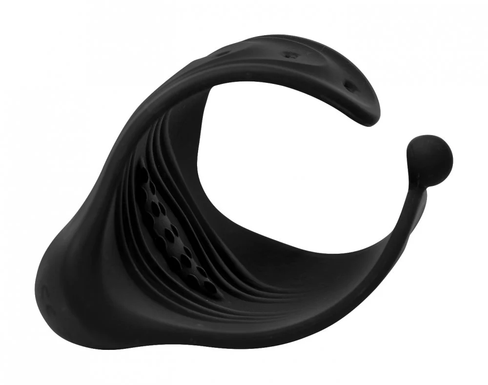 10X Pleasure Stroke Vibrating Silicone Penis Sleeve - Image 6