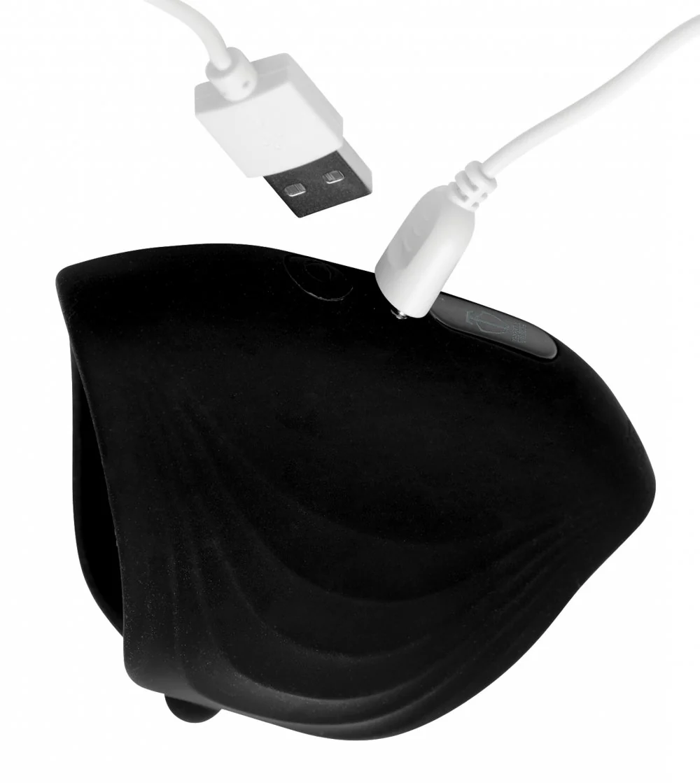 10X Pleasure Stroke Vibrating Silicone Penis Sleeve - Image 7
