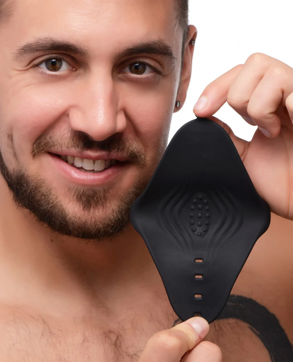 10X Pleasure Stroke Vibrating Silicone Penis Sleeve - Image 9