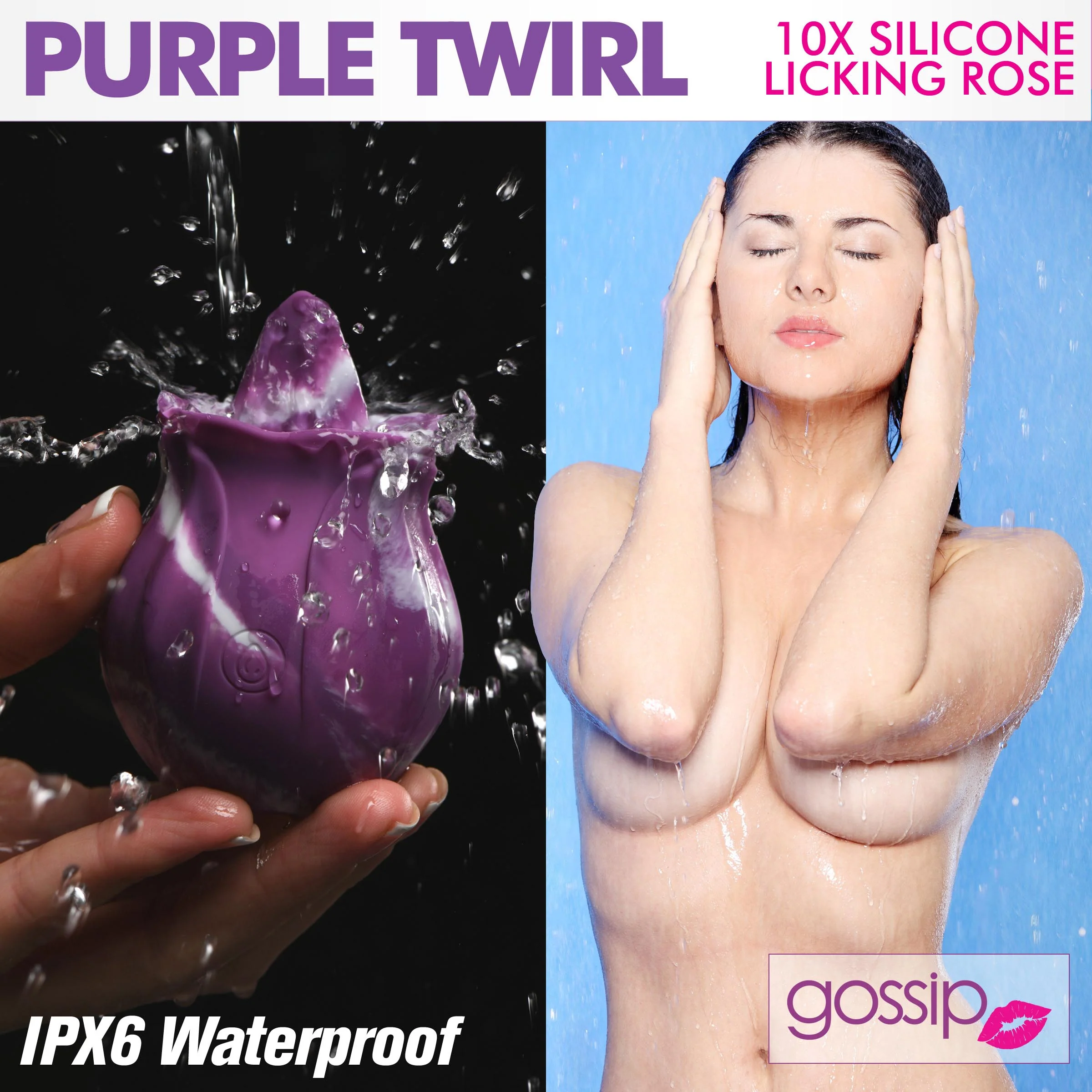 10X Twirl Silicone Licking Rose - Image 4