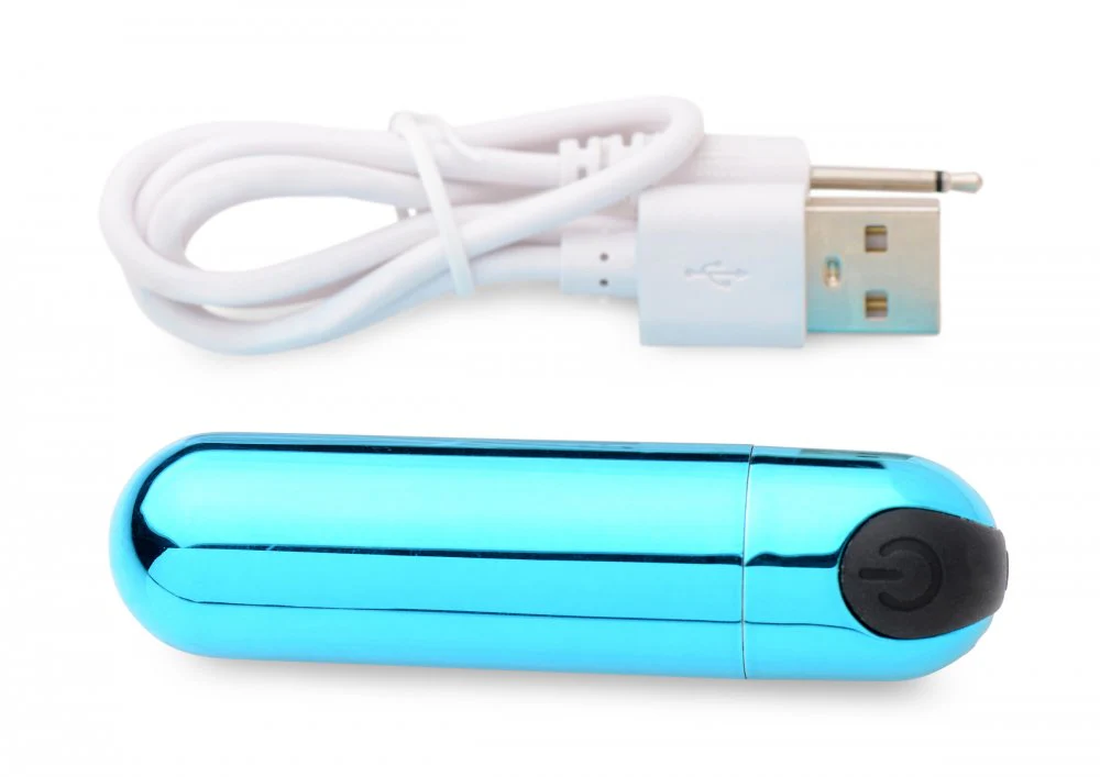 10X Rechargeable Vibrating Metallic Bullet - Image 7