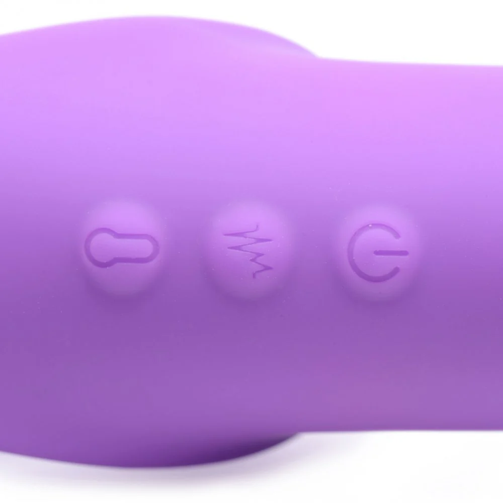 10X Remote Control Ergo-Fit Clit Pulse Inflatable and Vibrating Strapless Strap-on - Image 7