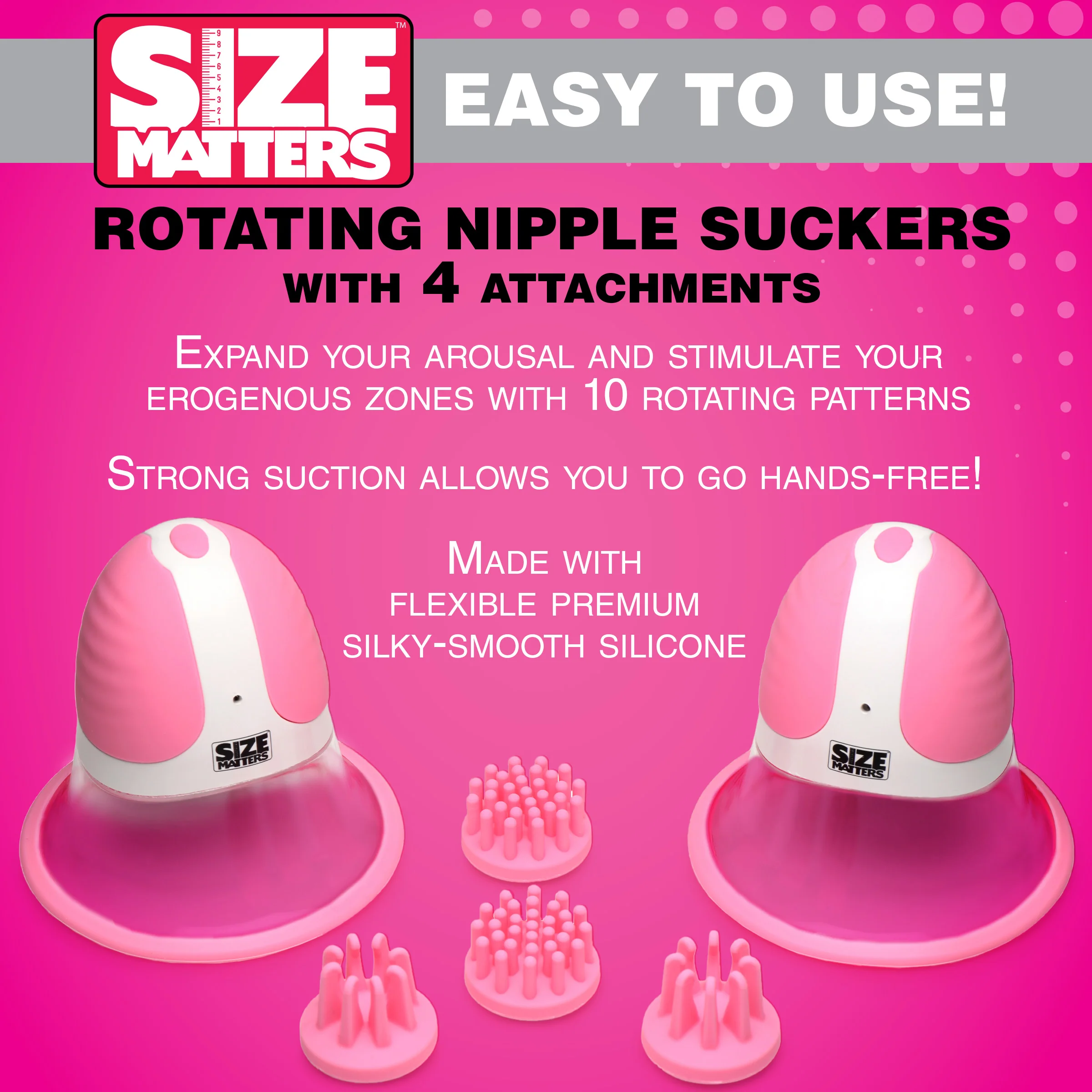 10X Rotating Silicone Nipple Suckers - Image 3