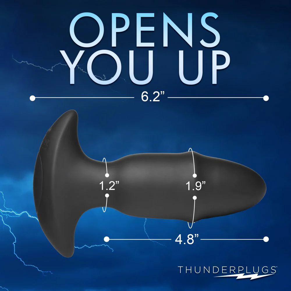 10X Sliding Ring Silicone Missile Plug with Remote - Image 5