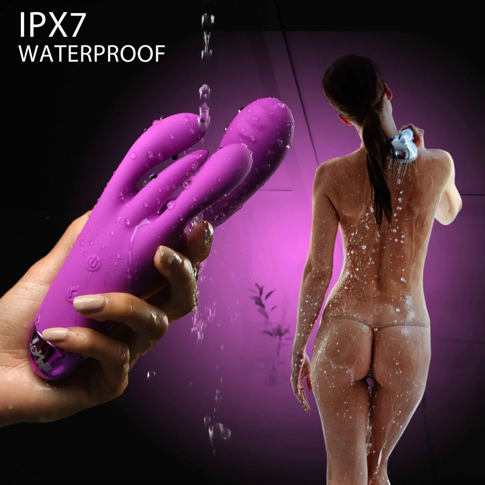 10X Triple Rabbit Silicone Vibrator - Image 7