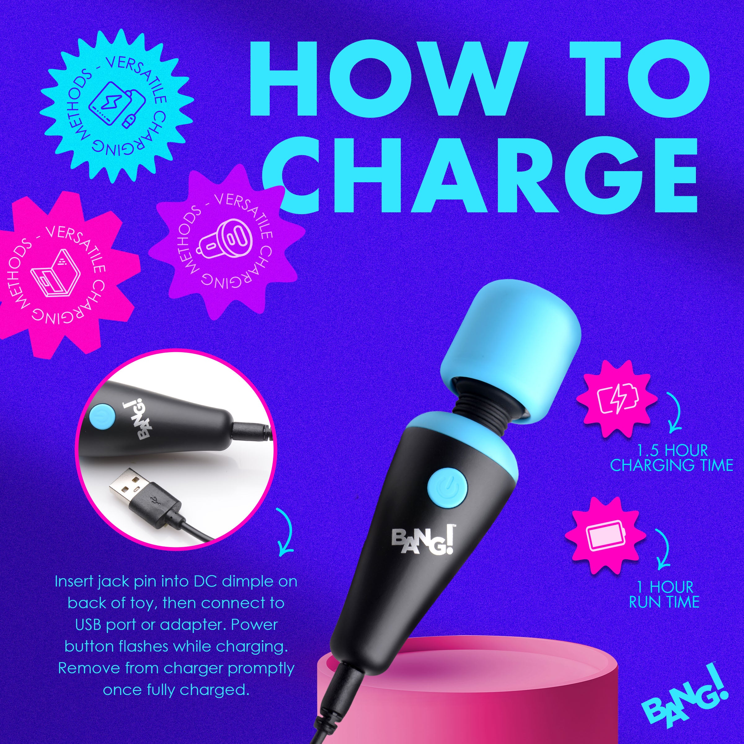 10X Ultra Powerful Silicone Mini Wand - Image 9