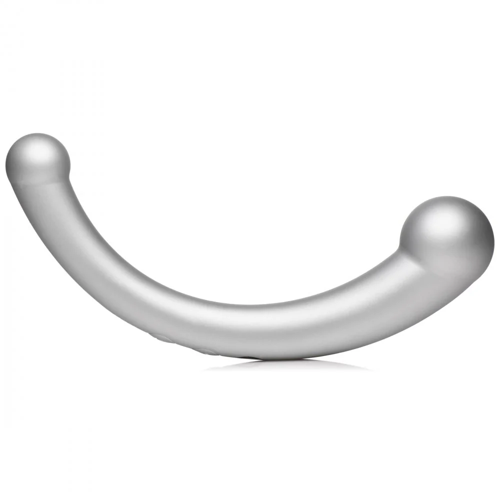 10X Vibra-Crescent Vibrating Silicone Dual-Ended Dildo - Image 9