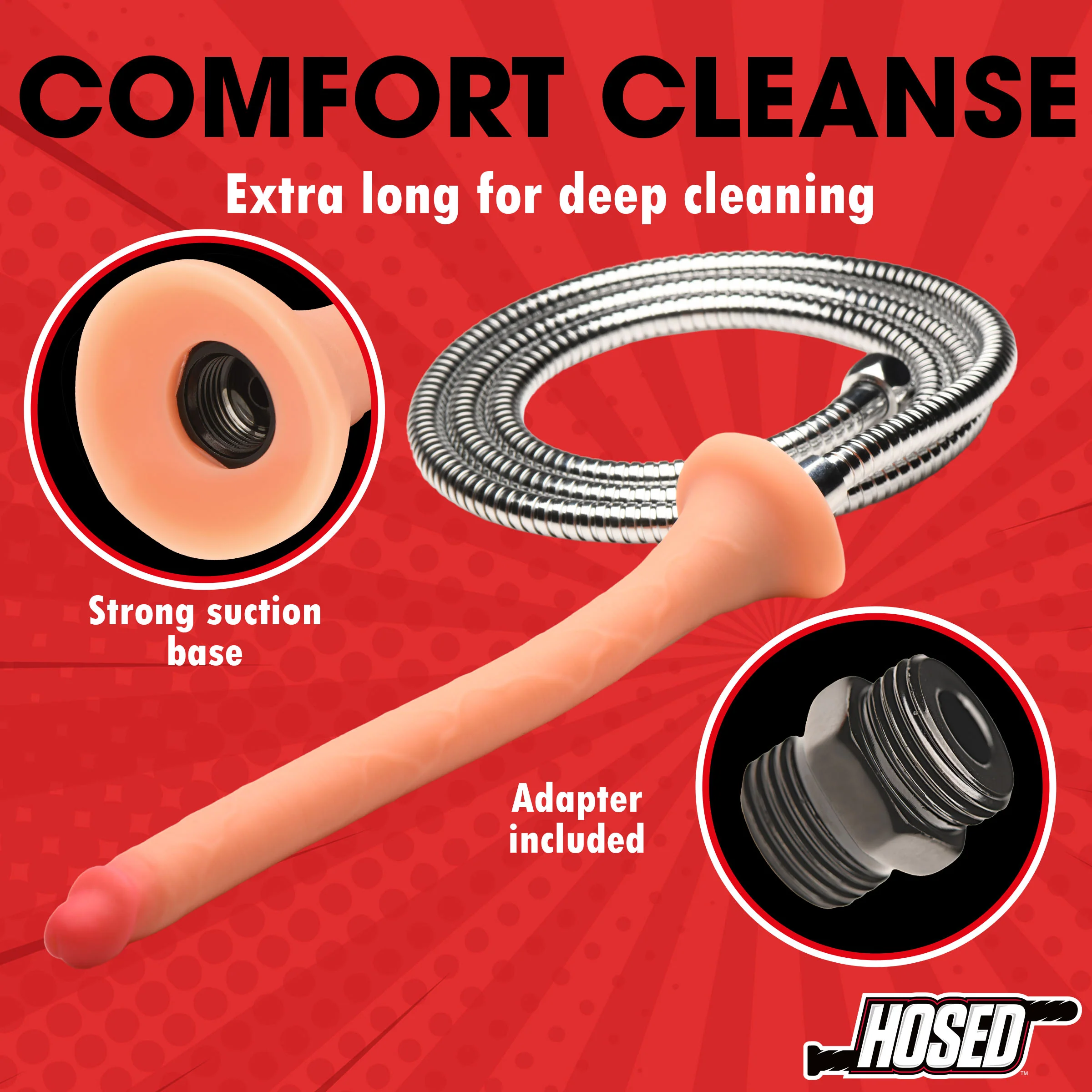 12" Slim Silicone Enema Hose - Image 4