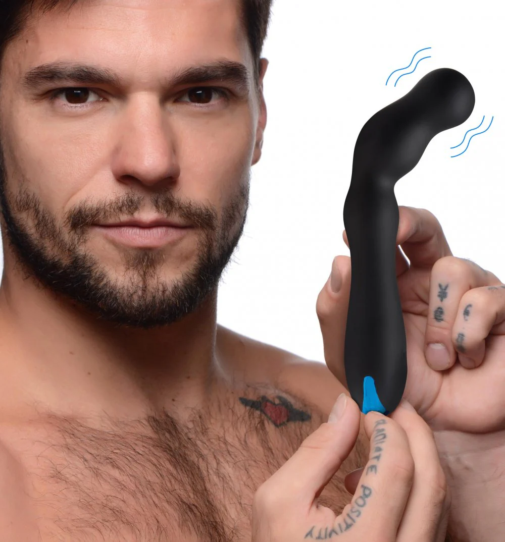 12X Silicone Beaded Prostate Vibrator - Image 2