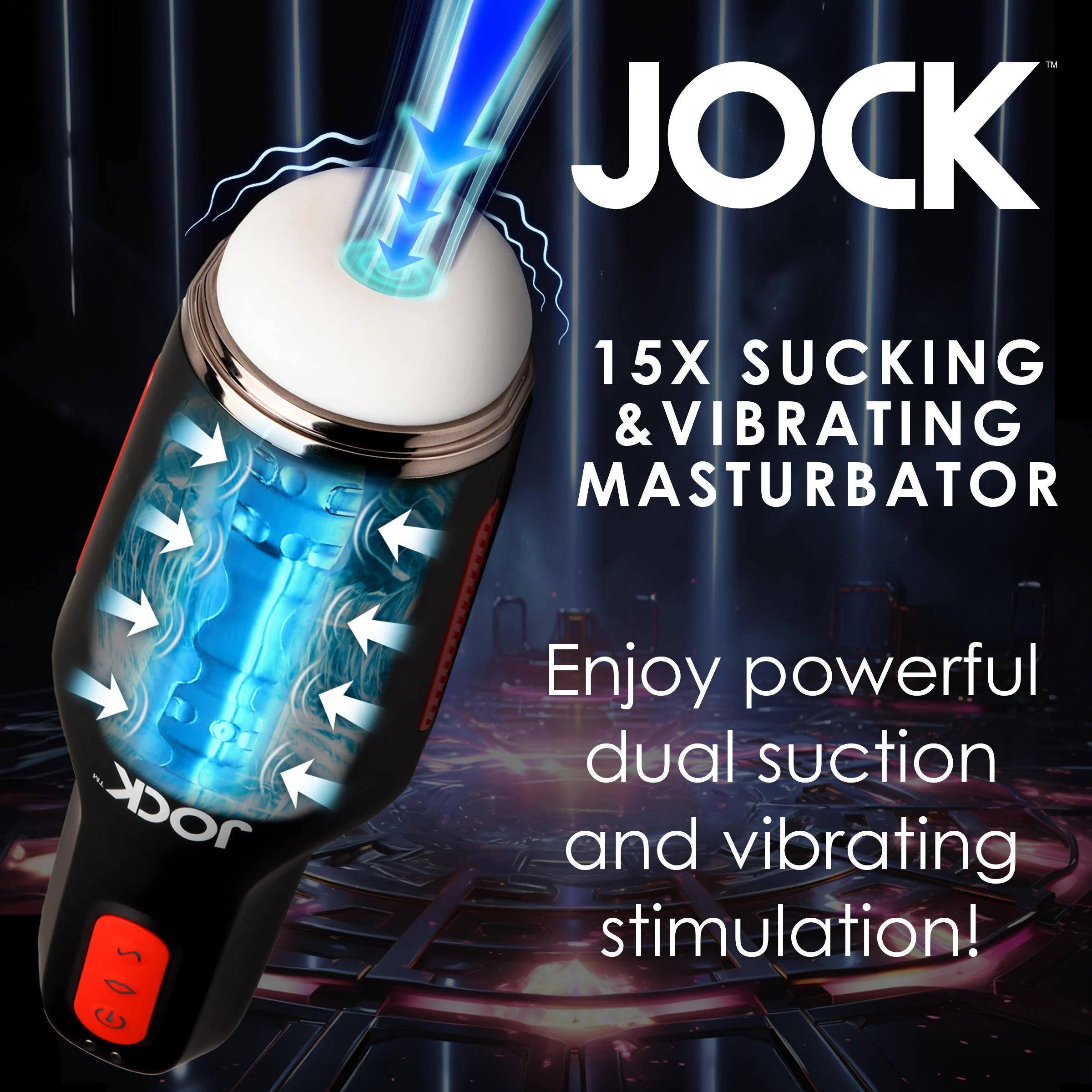 15X Sucking & Vibrating Masturbator - Image 2