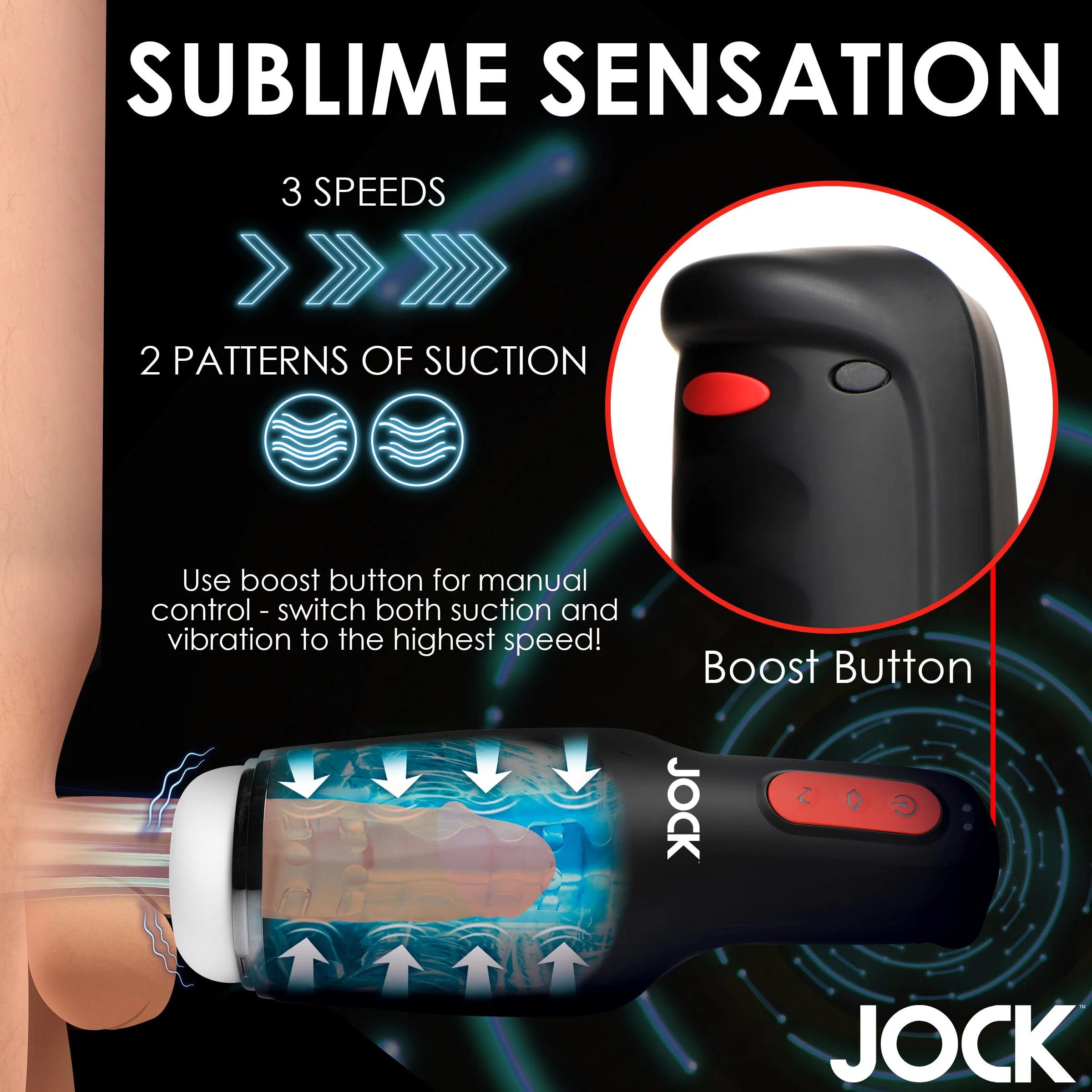 15X Sucking & Vibrating Masturbator - Image 6