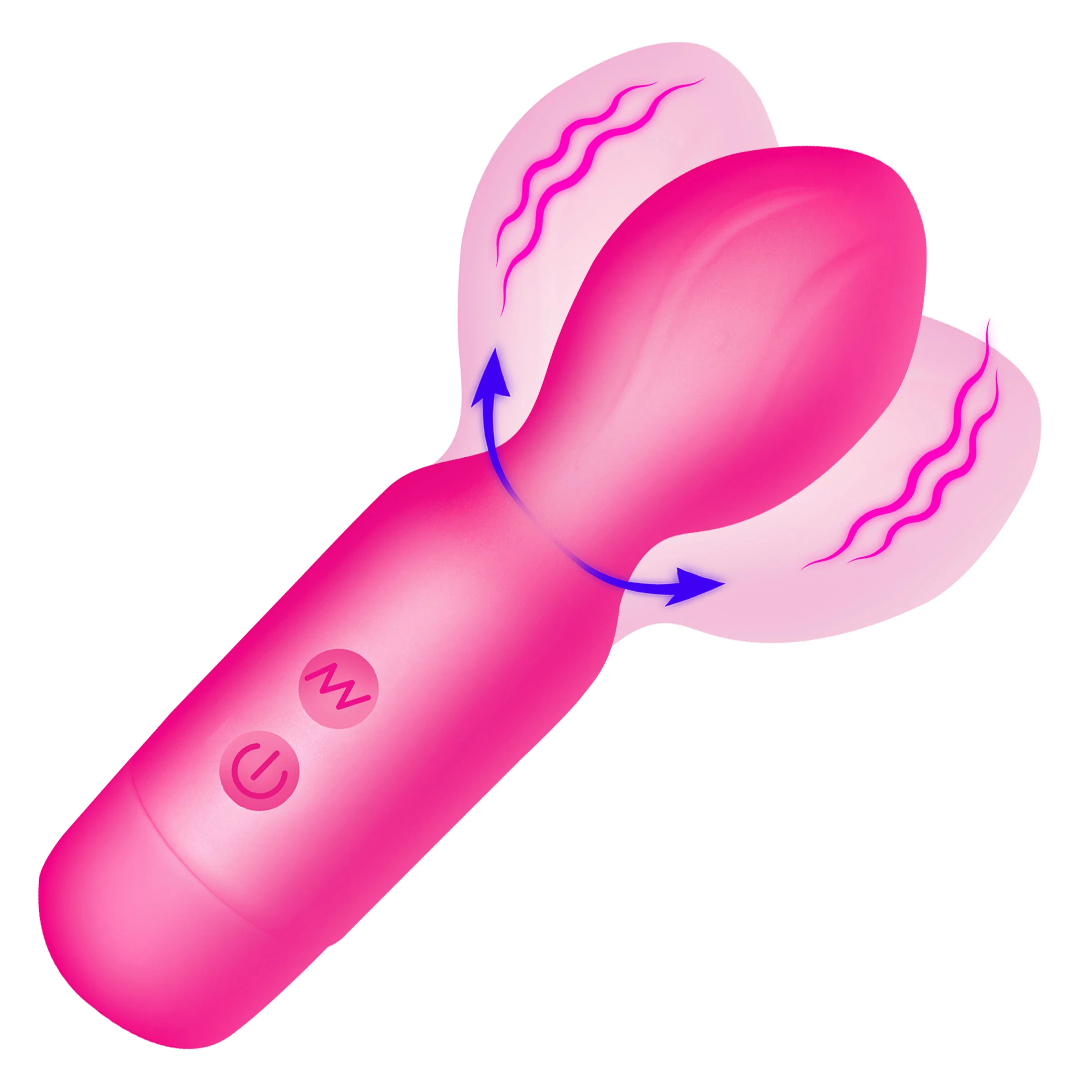 18X Vibrating Silicone Mini Wand - Image 7