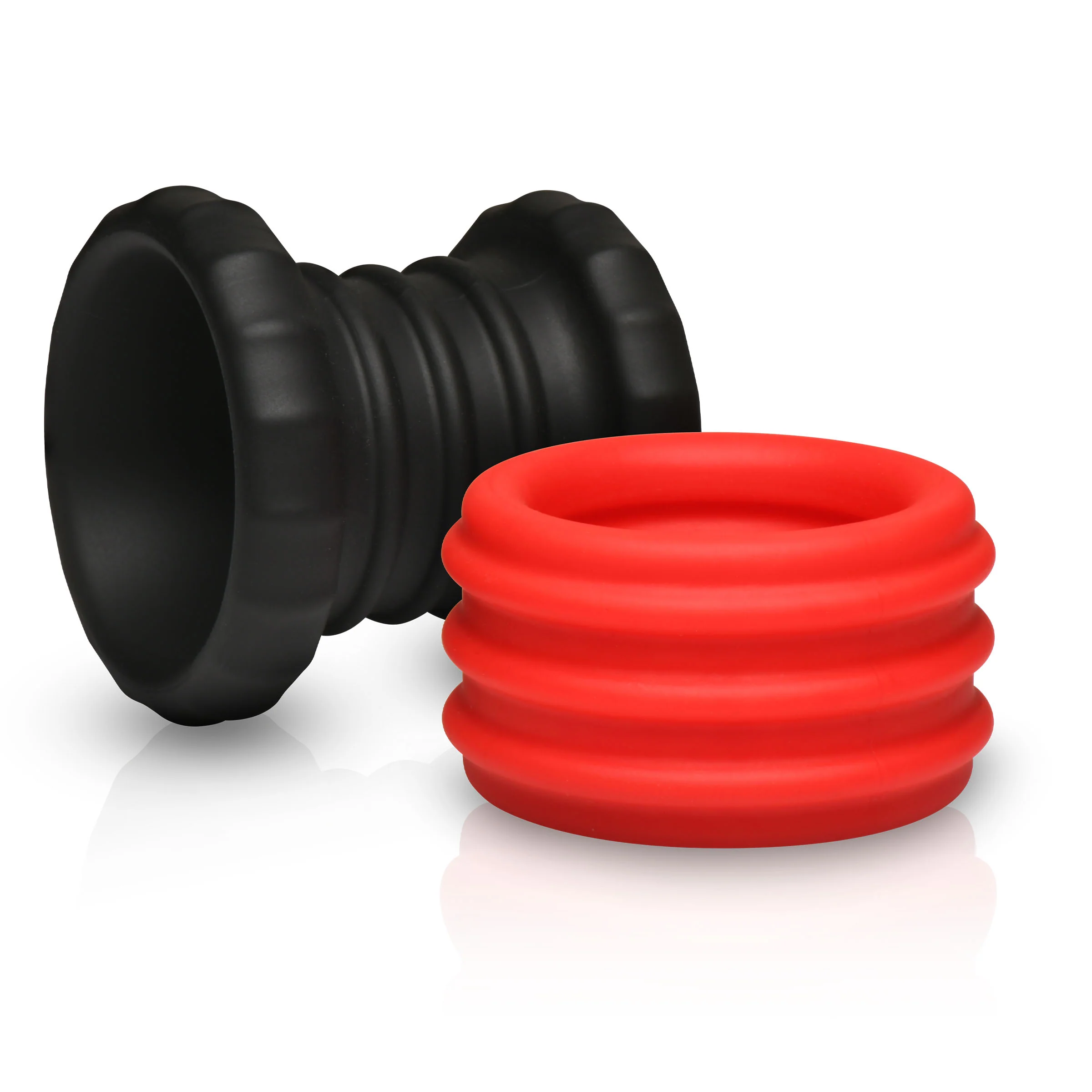 2-in-1 Silicone Cock Ring - Image 6