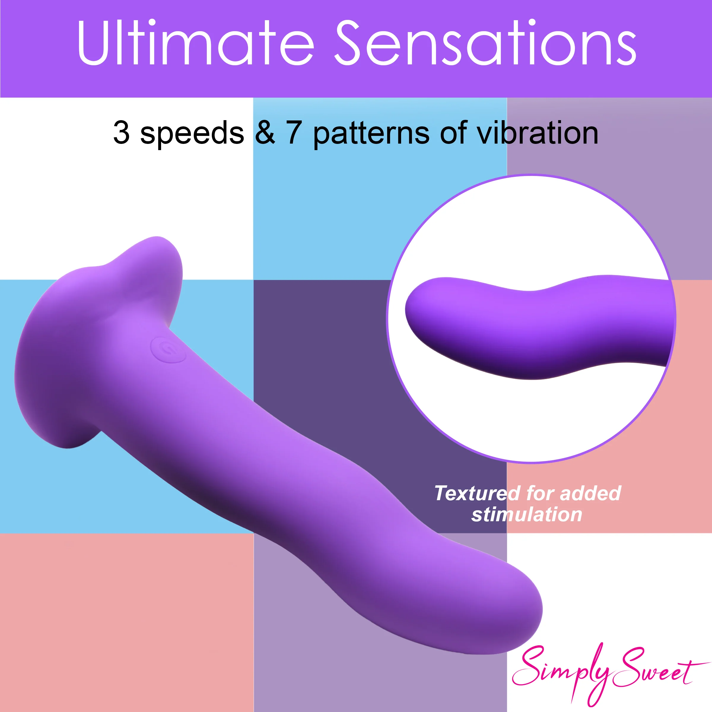 21X Vibrating Wavy Silicone Dildo w/ Remote - Image 6