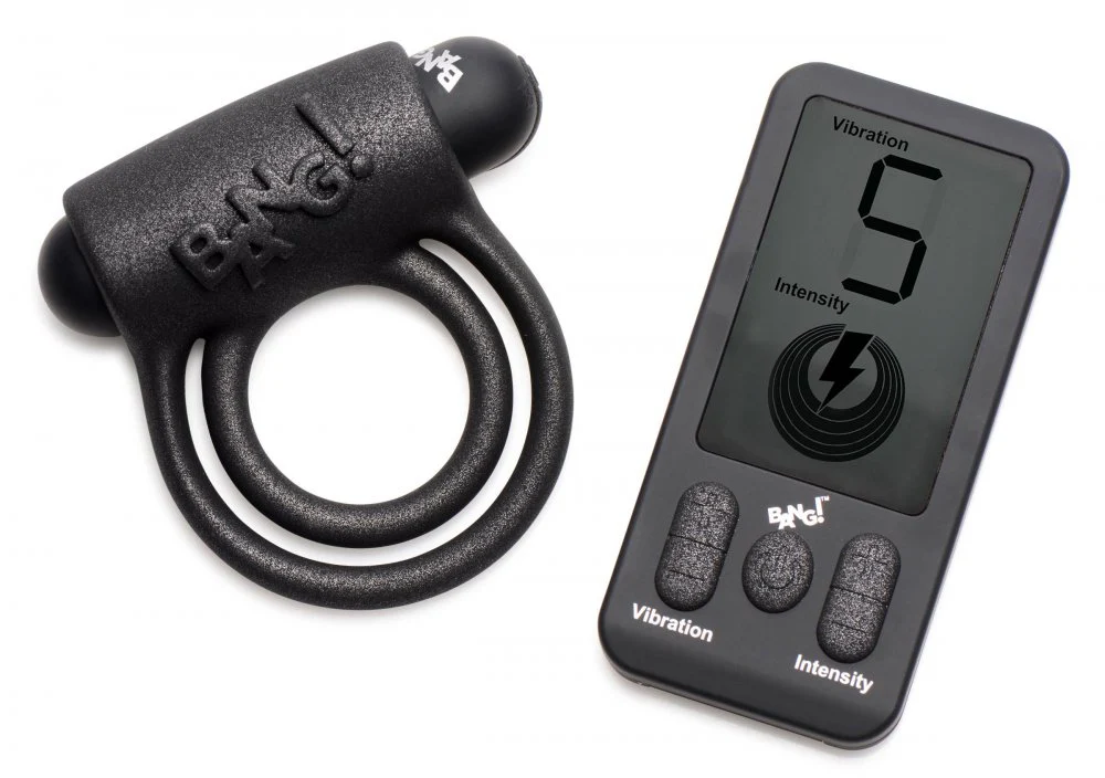 25X Vibrating Silicone Cock Ring with Remote Control - Image 4