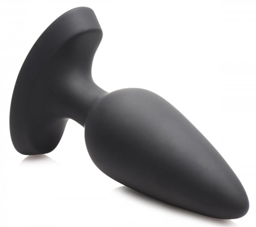 28X Laser Heart Silicone Anal Plug with Remote - Image 8