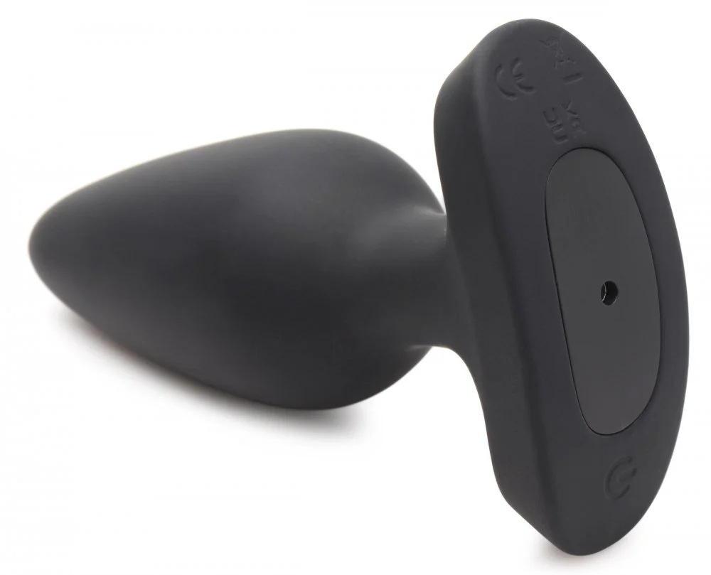 28X Laser Heart Silicone Anal Plug with Remote - Image 9