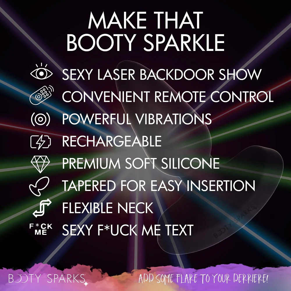 28X Laser F**k Me Silicone Anal Plug with Remote Control - Image 5