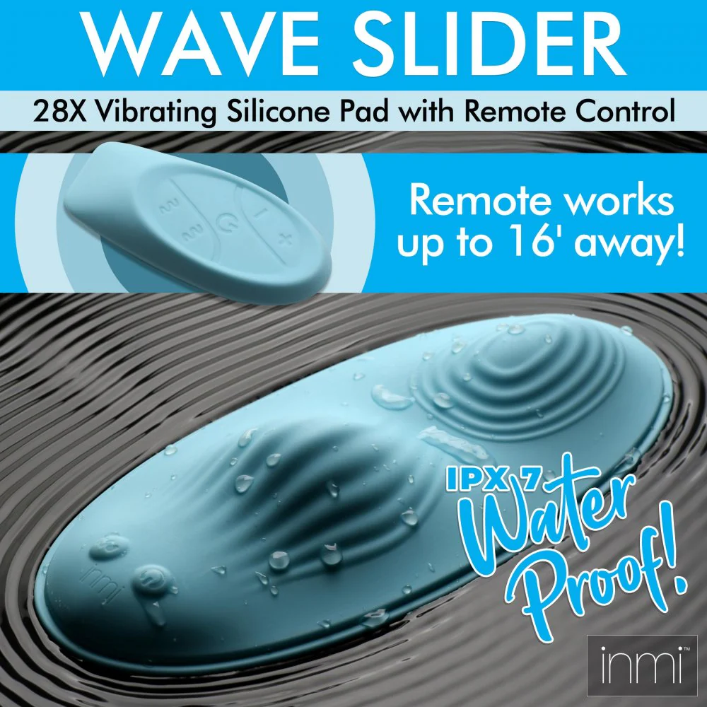 28X Wave Slider Vibrating Silicone Pad with Remote - Image 3