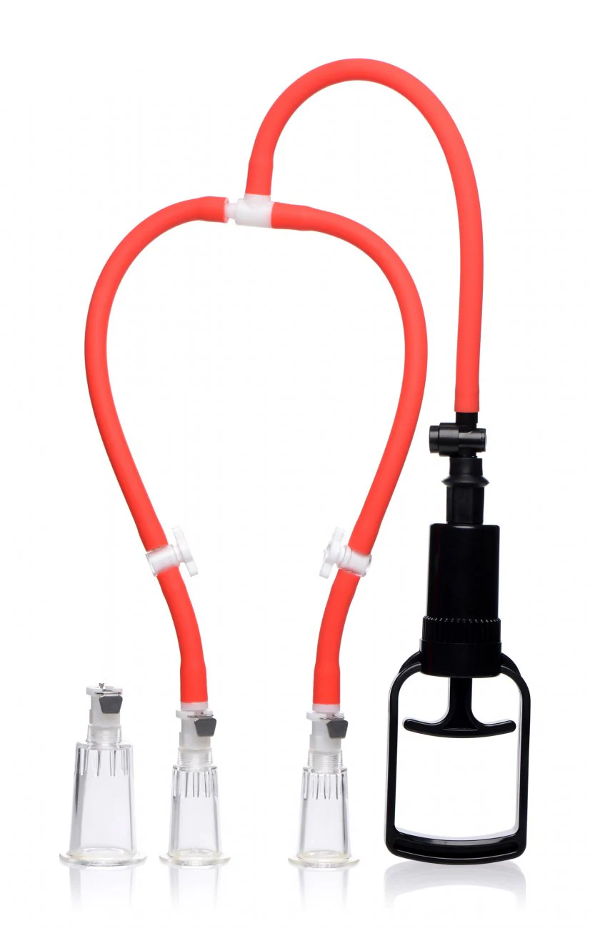 3-Way Suck Her Nipple and Clit Pump System - Image 4