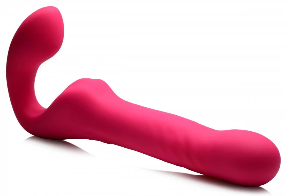 30X Thrusting and Vibrating Strapless Strap-On With Remote Control - Image 4
