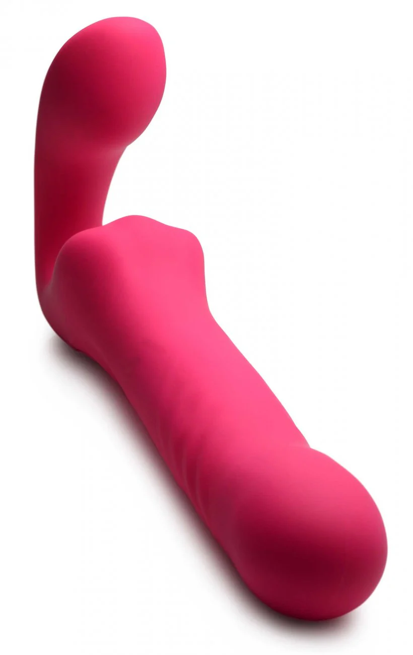 30X Thrusting and Vibrating Strapless Strap-On With Remote Control - Image 5