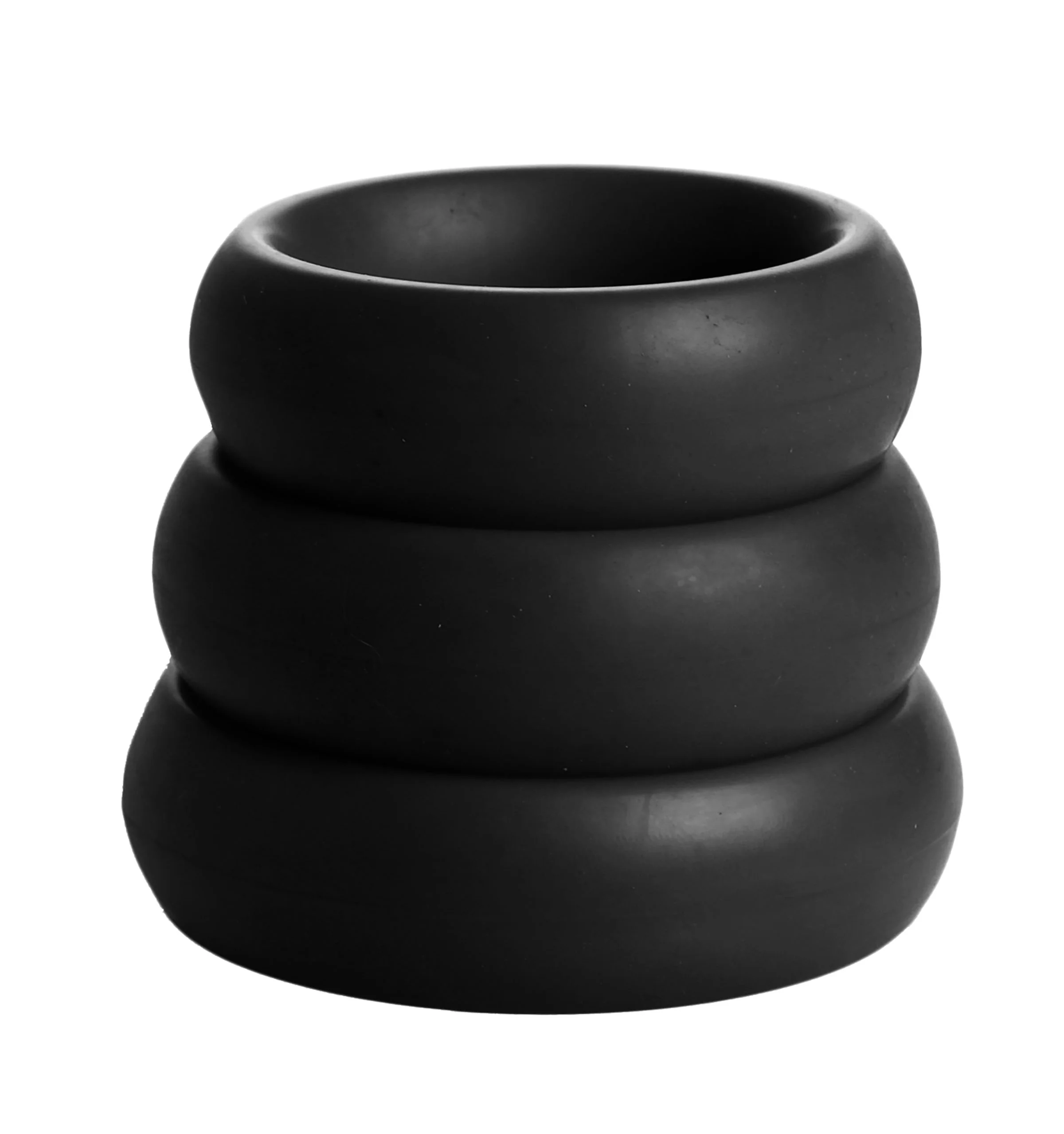 3pc Silicone Cock Ring Set - Image 3