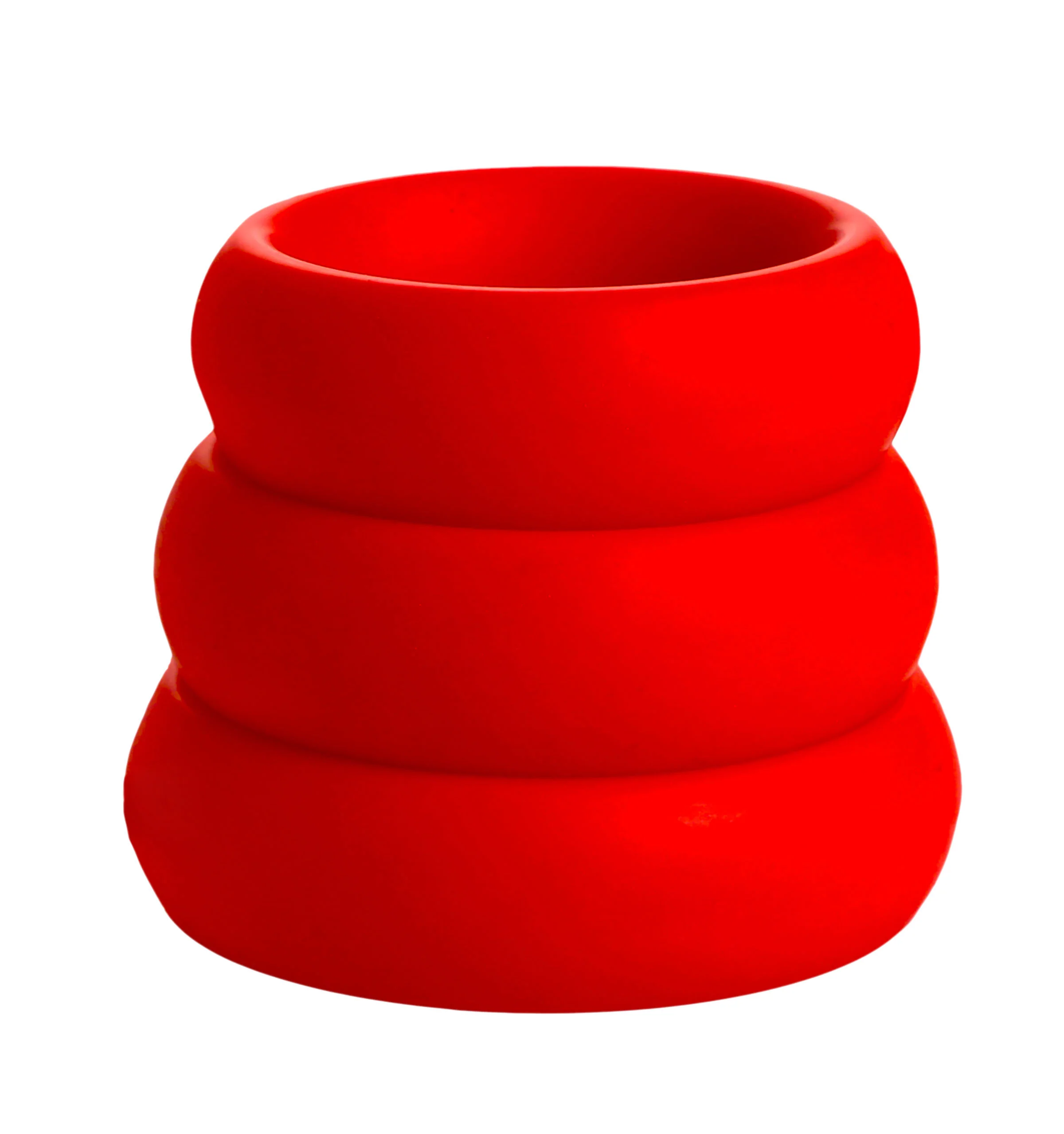 3pc Silicone Cock Ring Set - Image 4