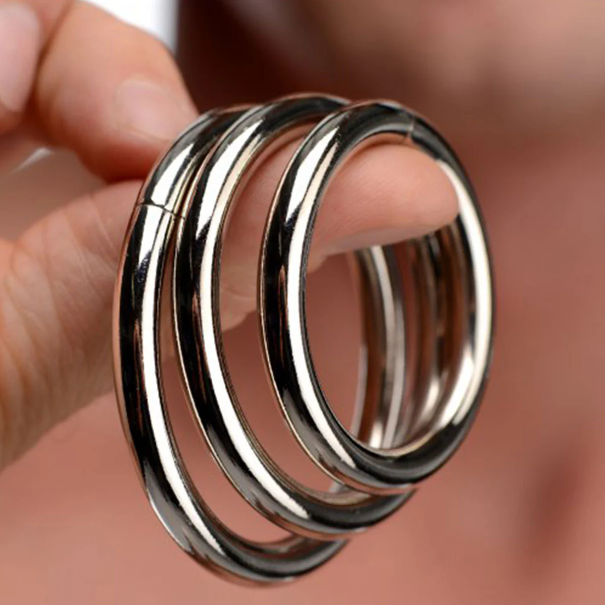 3pk Steel Cock Rings - Image 2