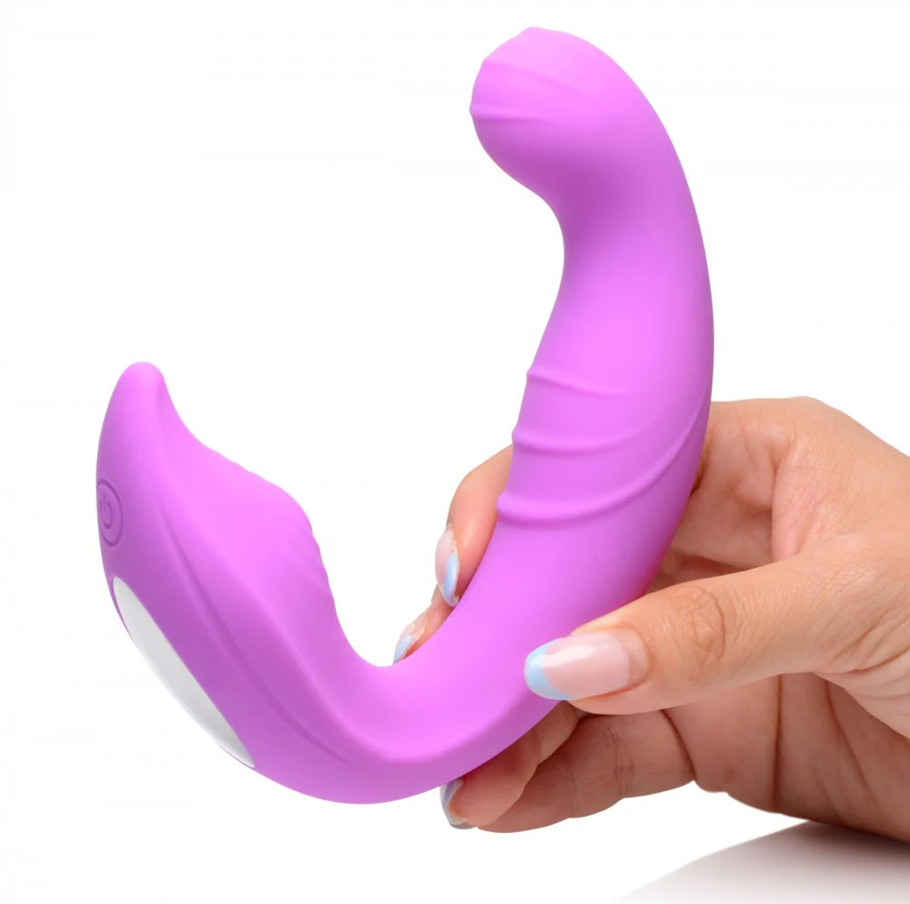 5X Come Hither Silicone Vibrator with Remote Control - Image 3
