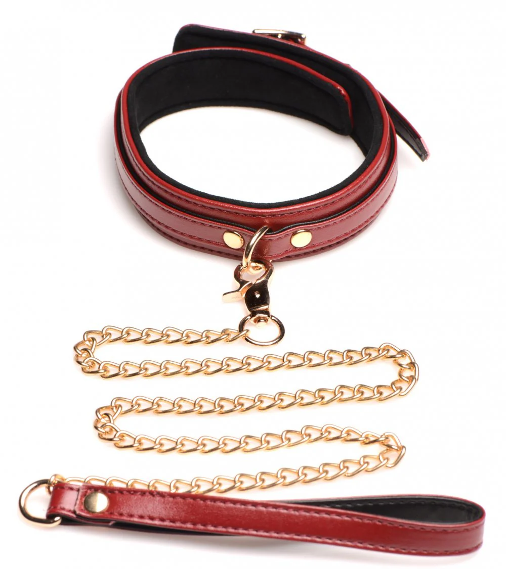 6 Piece Burgundy Bondage Set - Image 9
