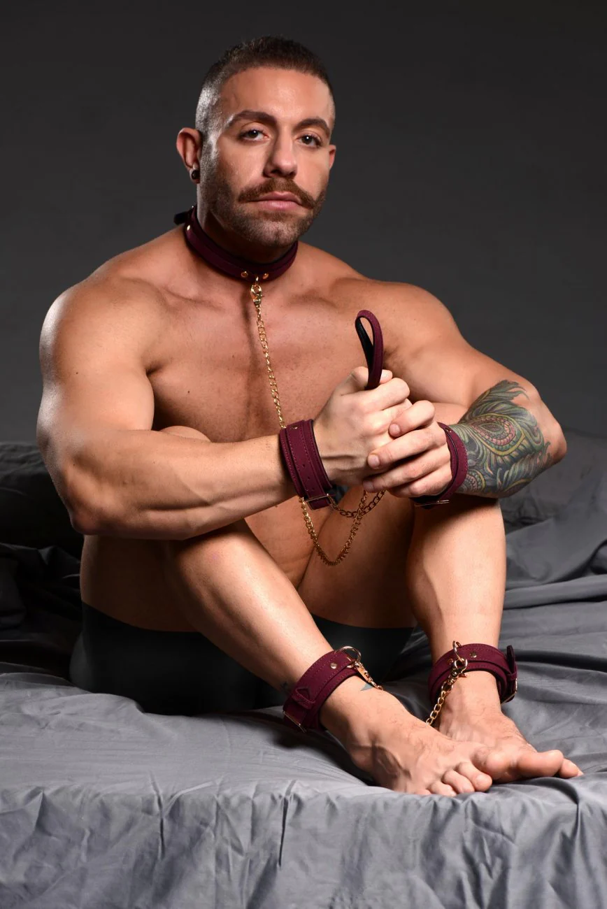 6 Piece Velvet Bondage Set - Image 7