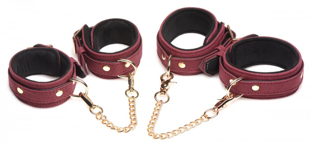 6 Piece Velvet Bondage Set - Image 9