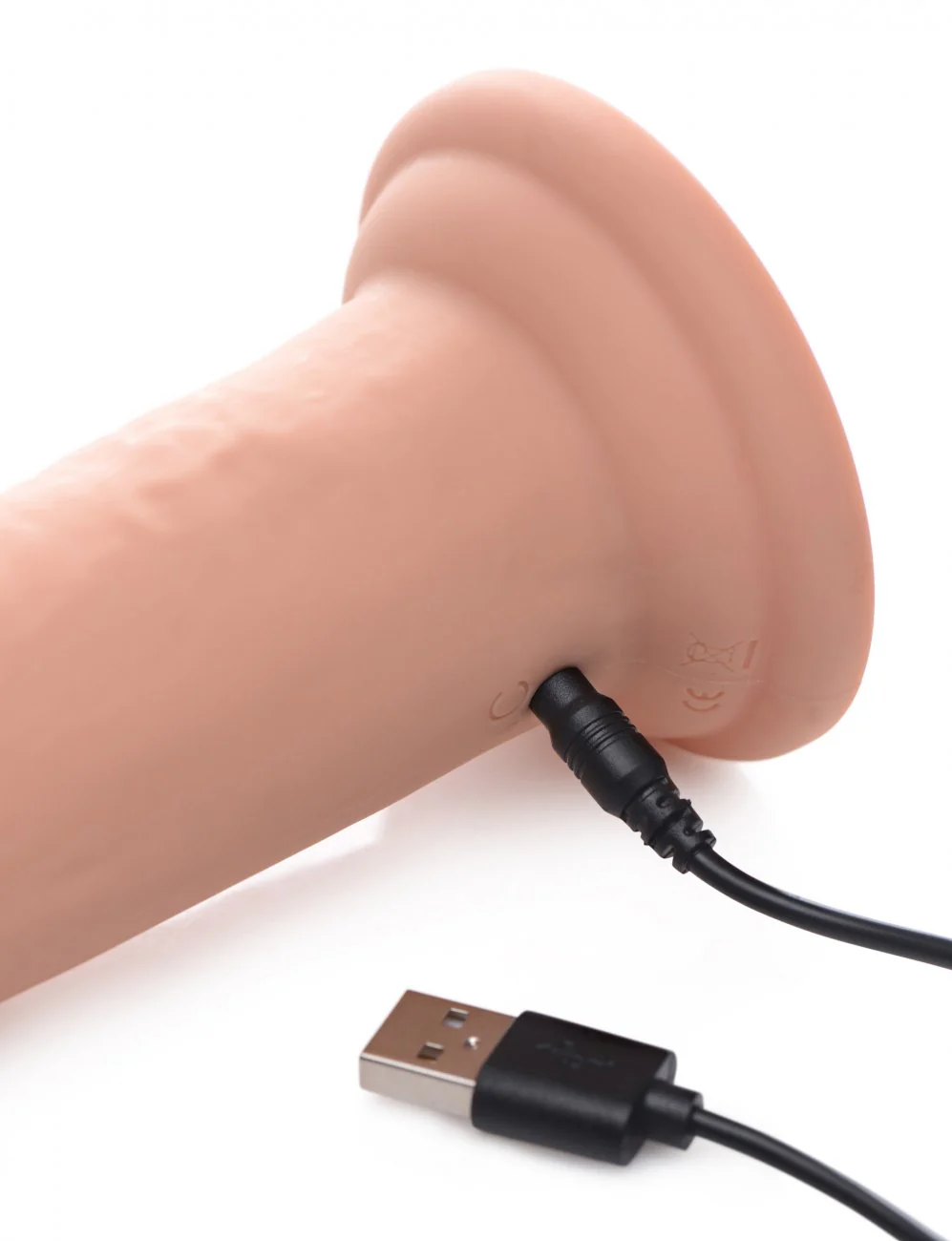 7X Inflatable and Vibrating Remote Control Silicone Dildo - Image 10