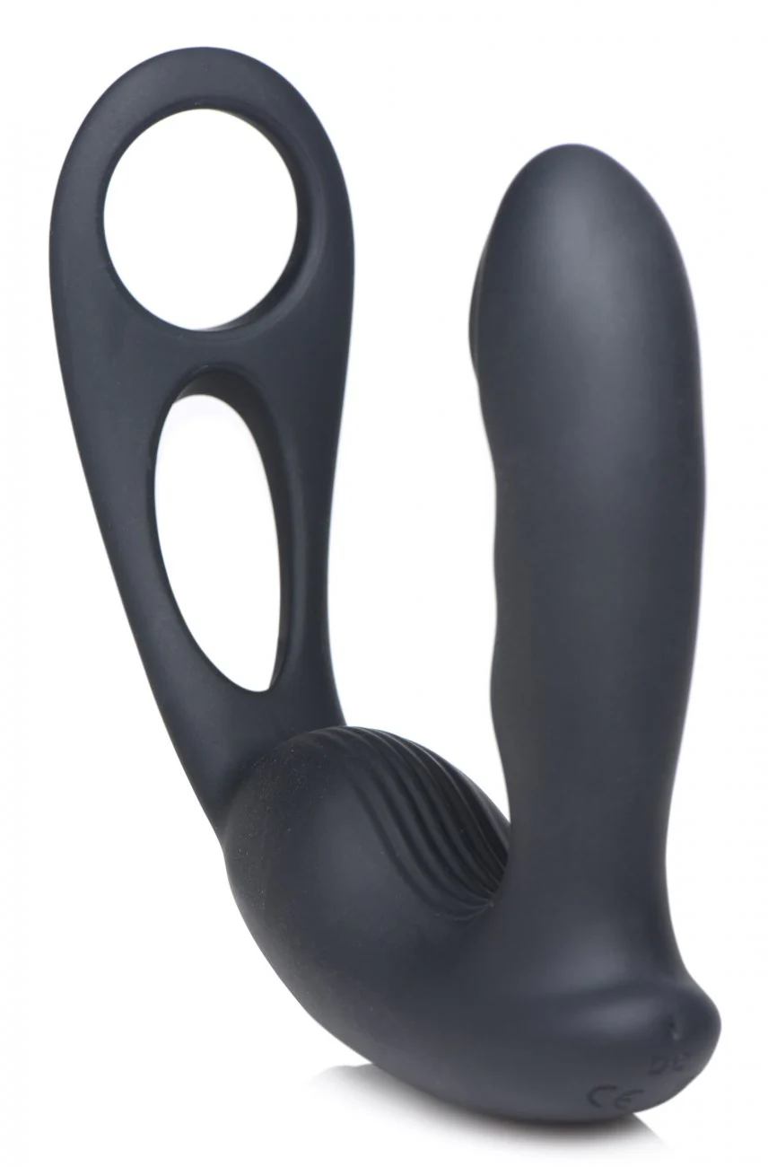 7X P-Strap Milking and Vibrating Prostate Stimulator with Cock and Ball Harness - Image 5
