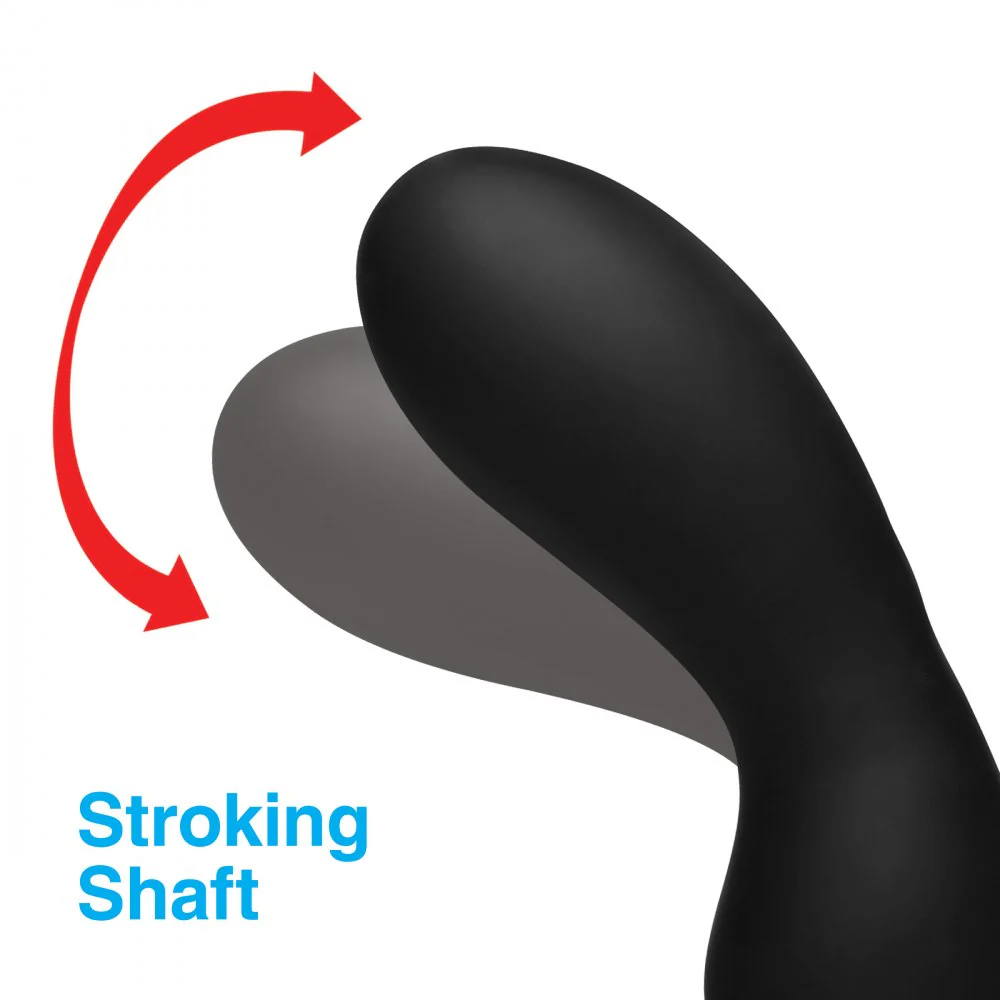 7X P-Stroke Silicone Prostate Stimulator with Stroking Shaft - Image 6