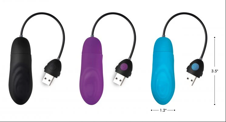 7X Pulsing Rechargeable Silicone Bullet - Image 3
