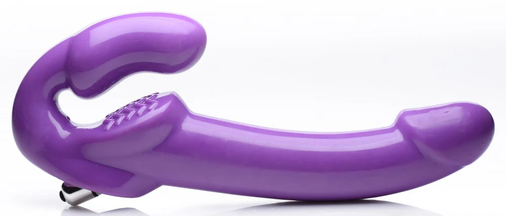 7X Revolver 2 Inch Thick Vibrating Strapless Strap-on - Image 5