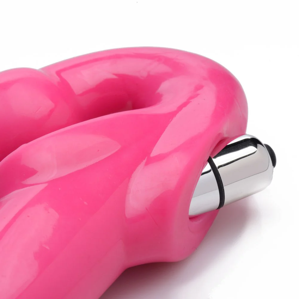 7X Revolver Slim 8 inch Vibrating Strapless Strap-on - Image 7