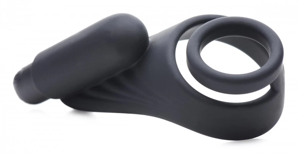7X Silicone C-Ring with Vibrating Taint Stimulator - Image 5