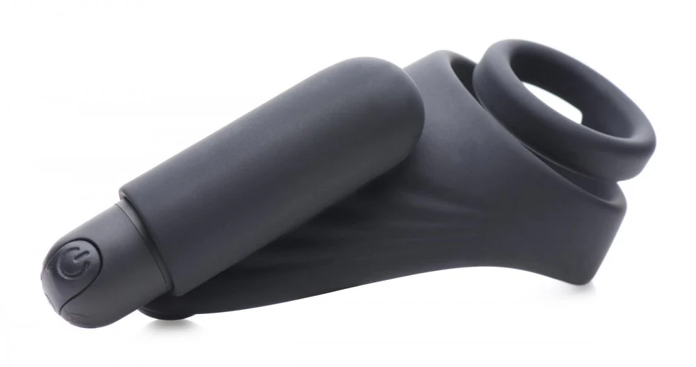 7X Silicone C-Ring with Vibrating Taint Stimulator - Image 6