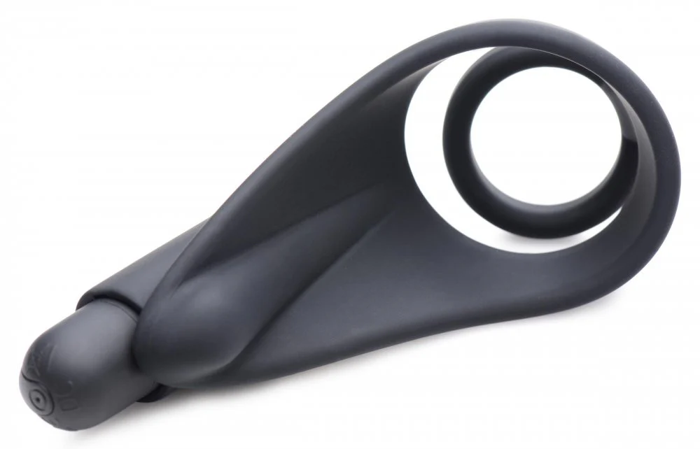 7X Silicone C-Ring with Vibrating Taint Stimulator - Image 7