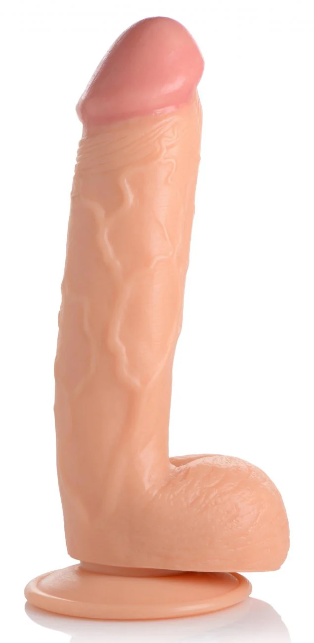 8.25 Inch Dildo with Balls - Image 9